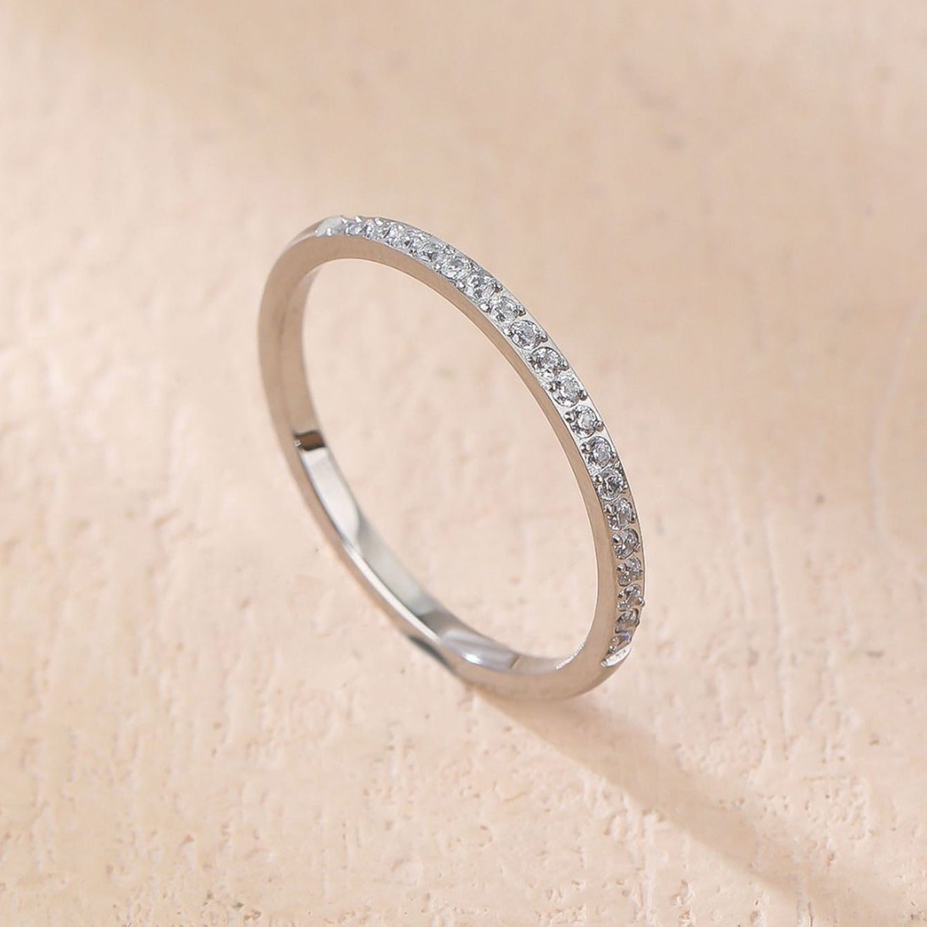 18K Gold Plated Tennis Ring