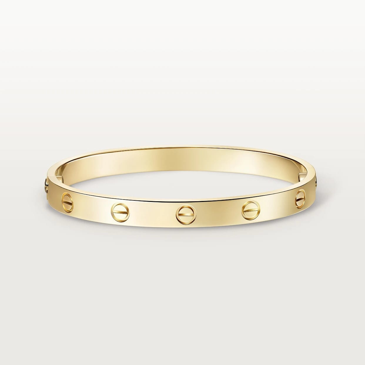 18K Gold Plated Love Screw Bangle