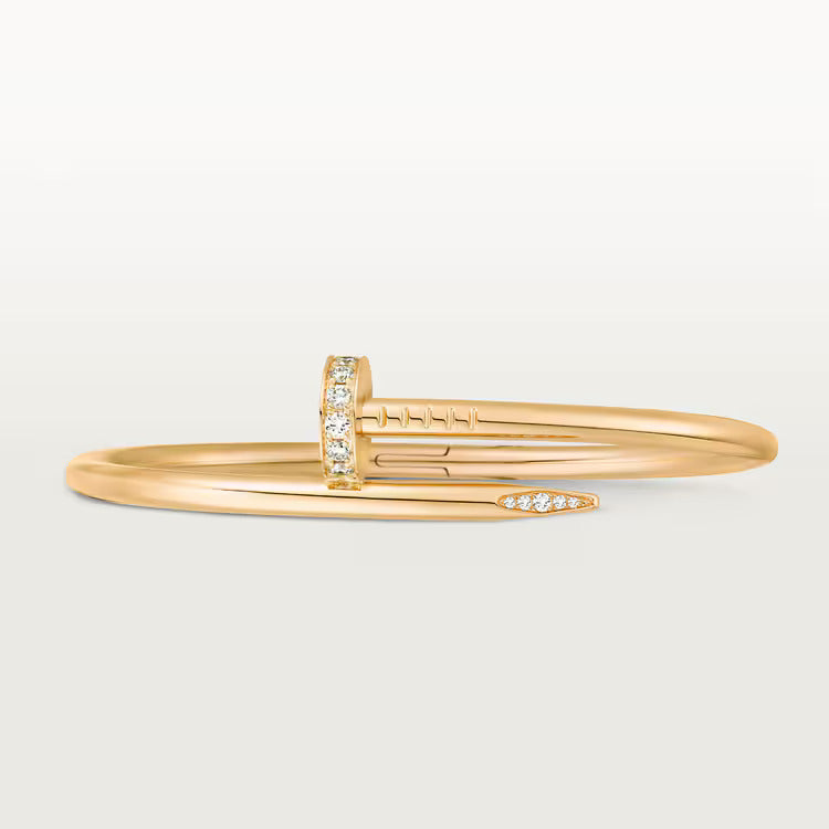 18K Gold Plated Nail Bangle