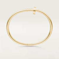 18K gold plated nail bangle worn wrist Kuwait Jewelique