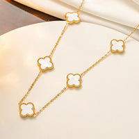 18K gold plated VC chain necklace gold Kuwait Jewelique