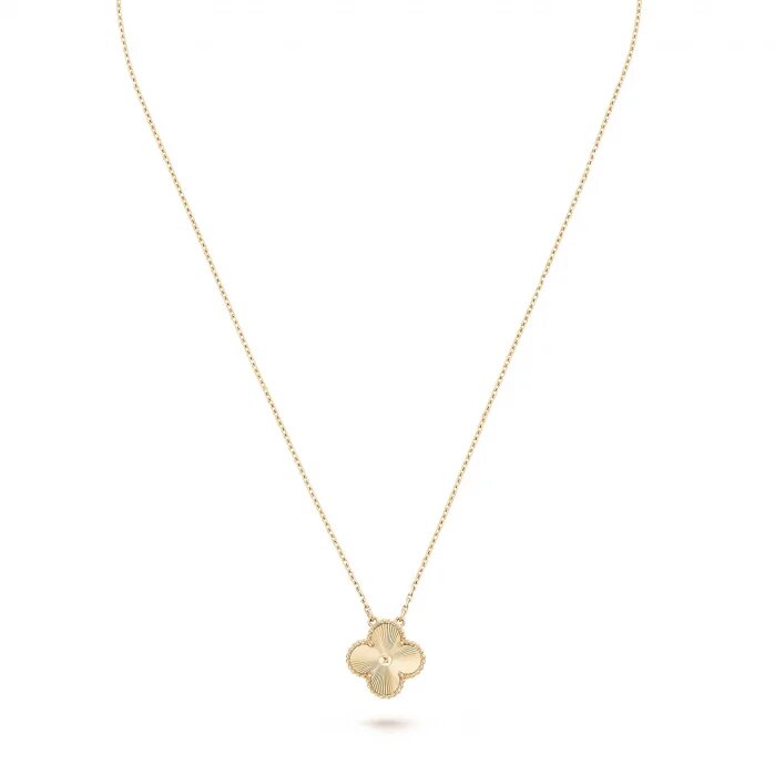 18K gold plated VC necklace white mother of pearl variant Kuwait Jewelique