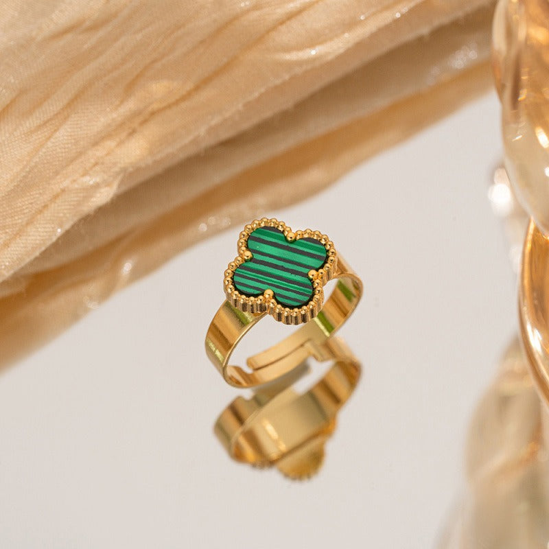 18K gold plated VC ring red variant Kuwait Jewelique