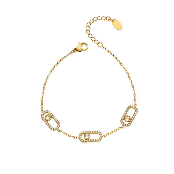 18K Gold Plated Mesica Bracelet
