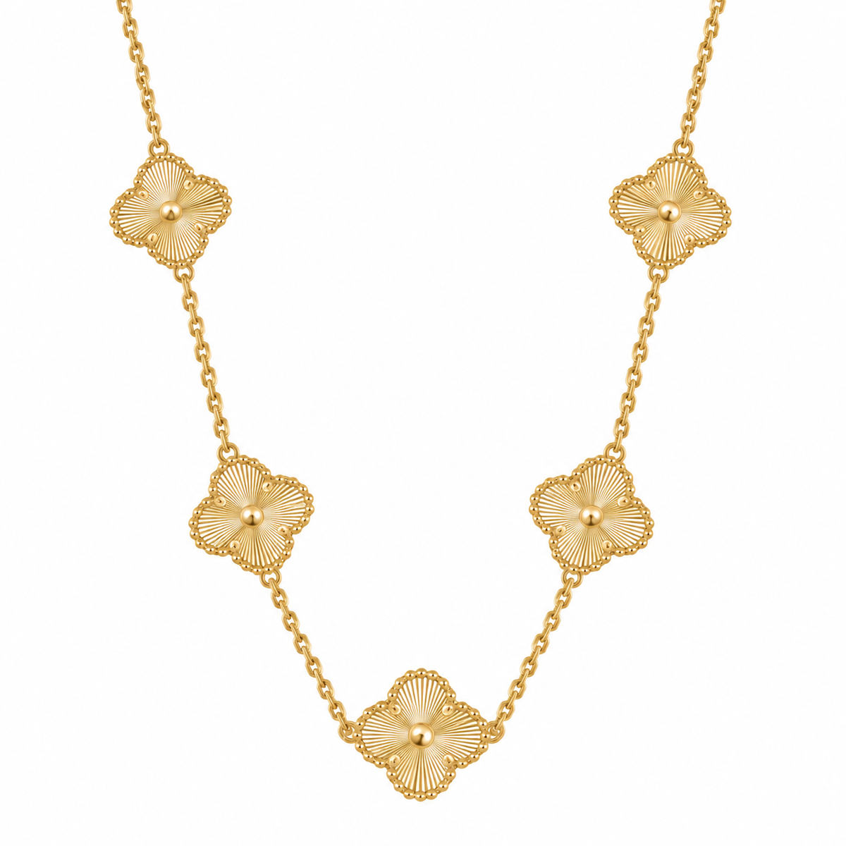 18K Gold Plated VC Chain Necklace