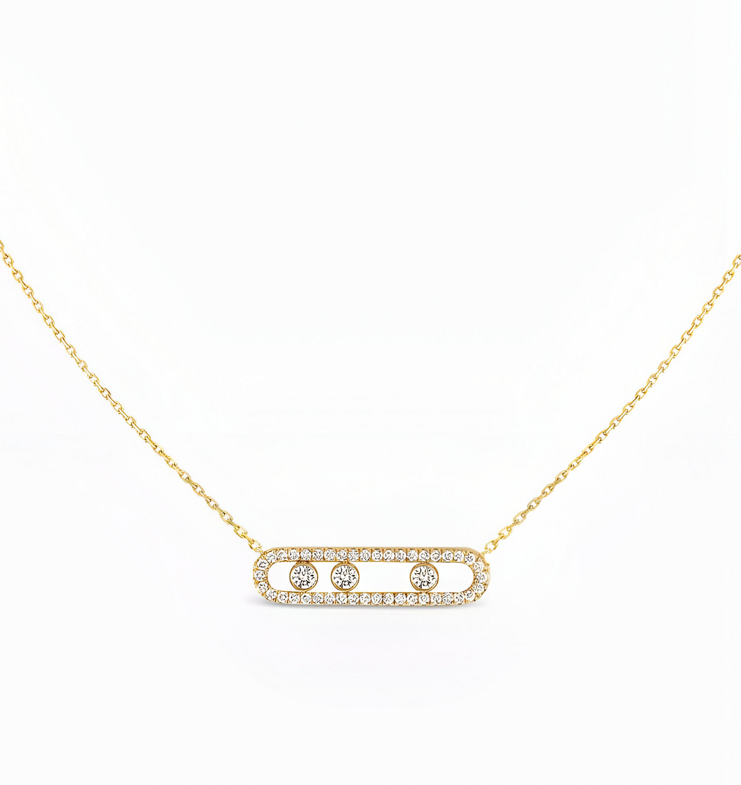 18K Gold Plated Mesica Necklace