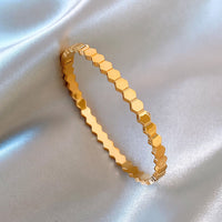 18K Gold Plated Bee Bangle