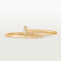 18K Gold Plated Nail Bangle