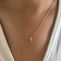18K Gold Plated Rose Necklace