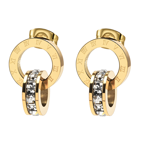 18K gold plated Romanian Earrings