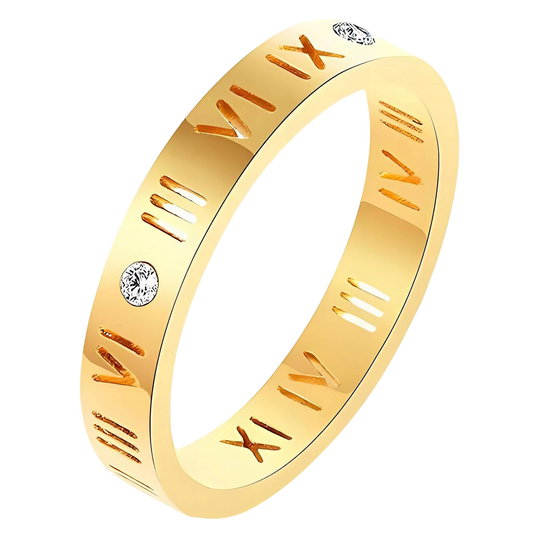 18K gold plated Romanian Ring