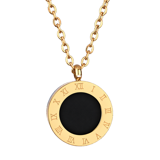 18K gold plated Romanian Watch Necklace